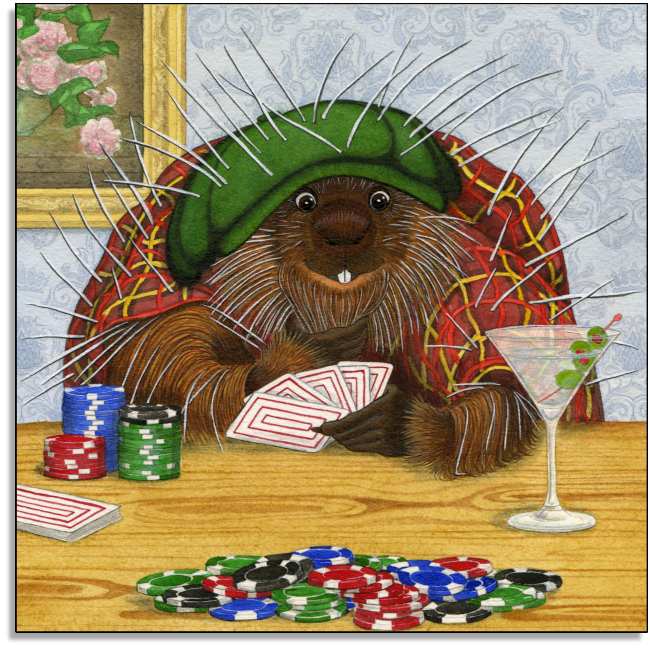 Poker Player Porcupine